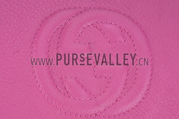 Gucci Soho Mini Shoulder Strap Bag Fuchsia