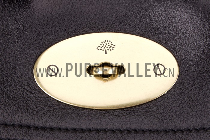 Mulberry Bayswater Black Leather Tote