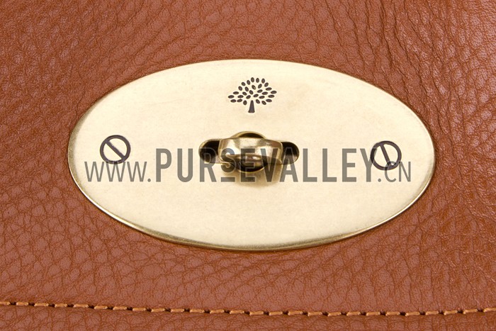 Mulberry Bayswater Cognac Leather Tote