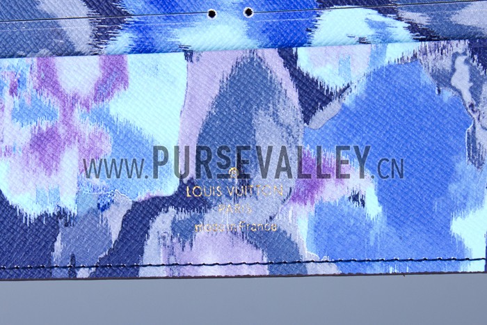 Louis Vuitton Insolite Ikat Monogram Canvas Wallet Grand Blue