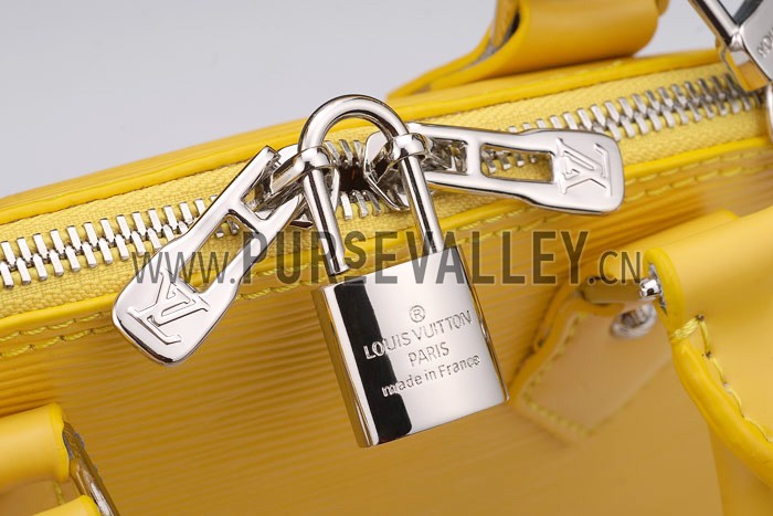 Louis Vuitton Alma PM Epi Leather Yellow