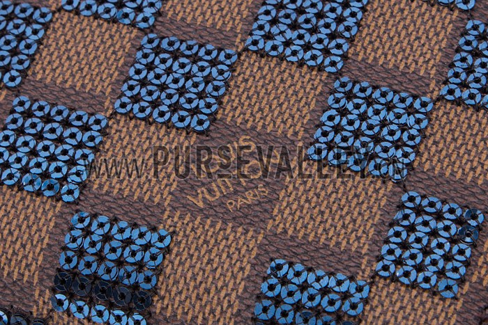 Louis Vuitton Damier Paillettes Wallet Blue