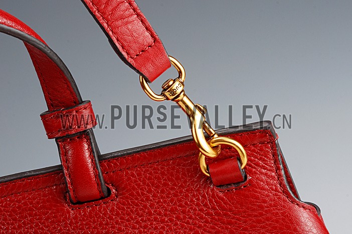 Gucci Bamboo Daily Bag Red
