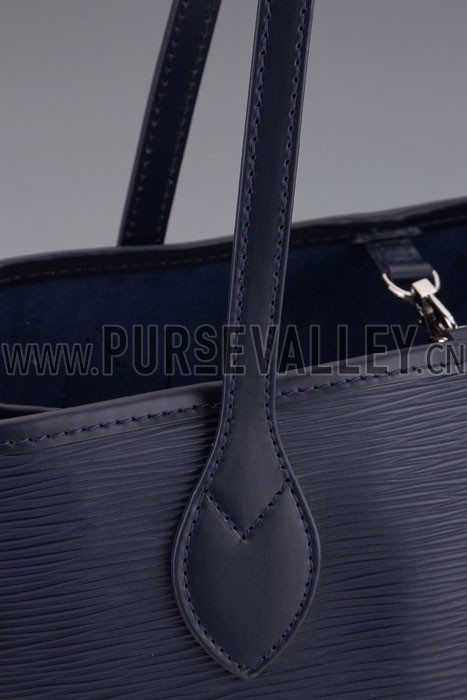 Louis Vuitton Neverfull MM Epi Leather Dark Blue