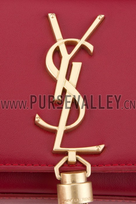 Saint Laurent Cassandre Tassel Red Shoulder Bag
