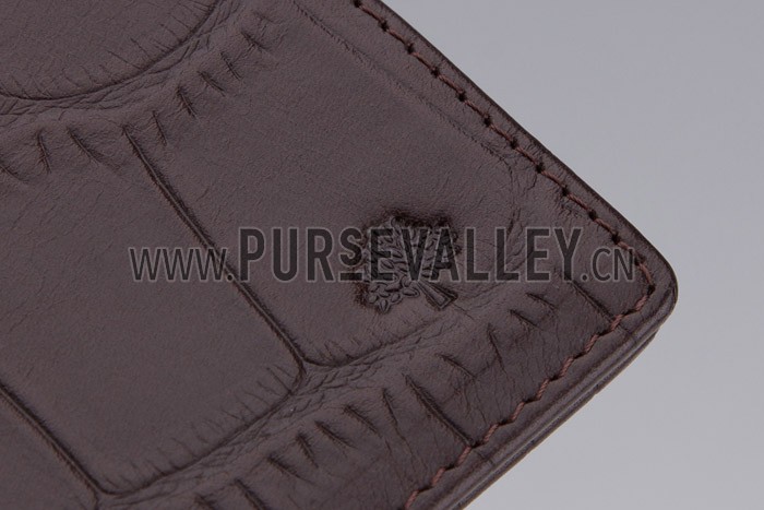 Mulberry Bill Holder Dark Brown