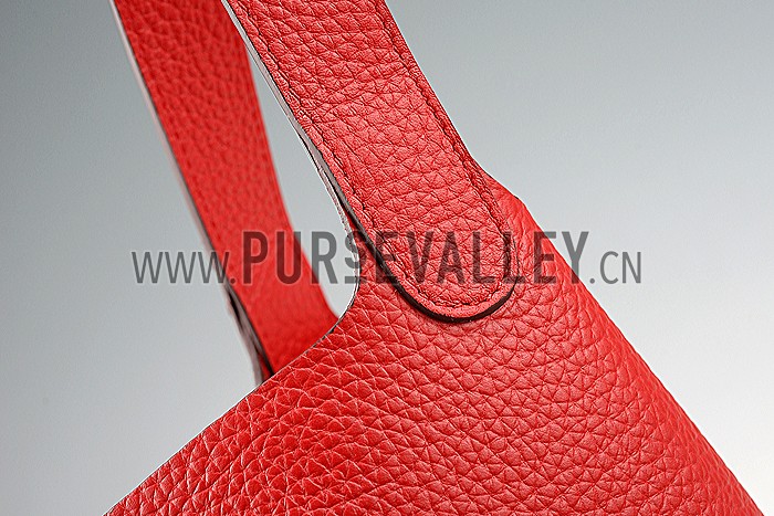 Hermes Picotin MM Red 607502
