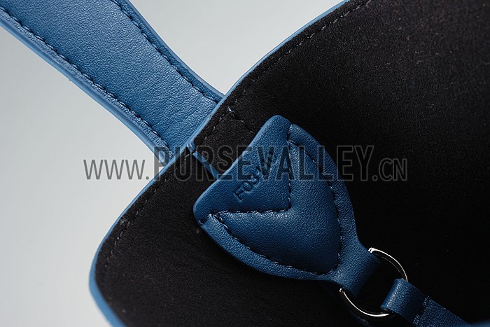 Louis Vuitton New Noe Cuir Nuance Blue Drawstring Bag 607551