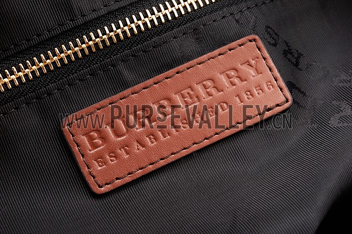 Burberry Blaze Haymarket Satchel Tan 607793