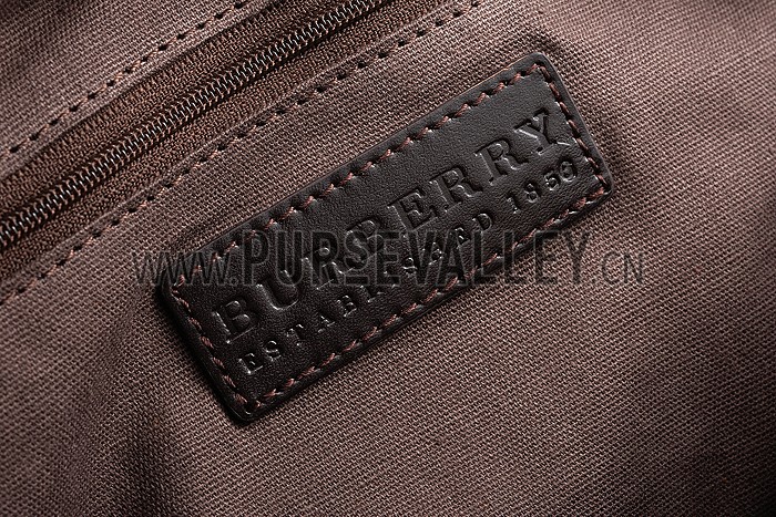 Burberry Sartorial House Check Bowling Bag Black 607823