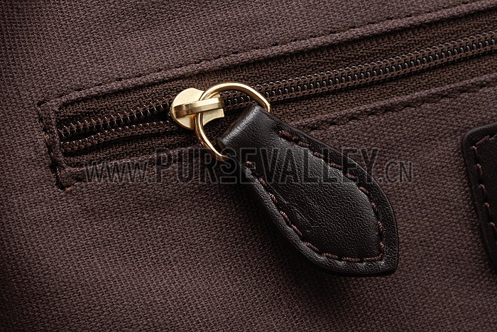 Burberry Large Tassel Bowler Bag Brown 607828