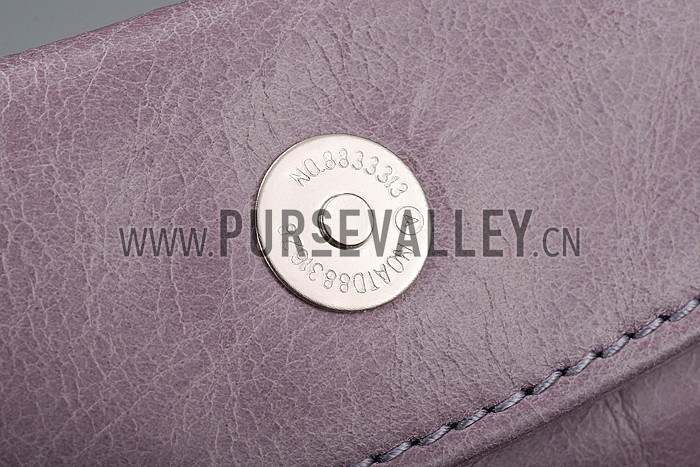 Balenciaga Giant 12 Envelope Clutch Lilac 607851