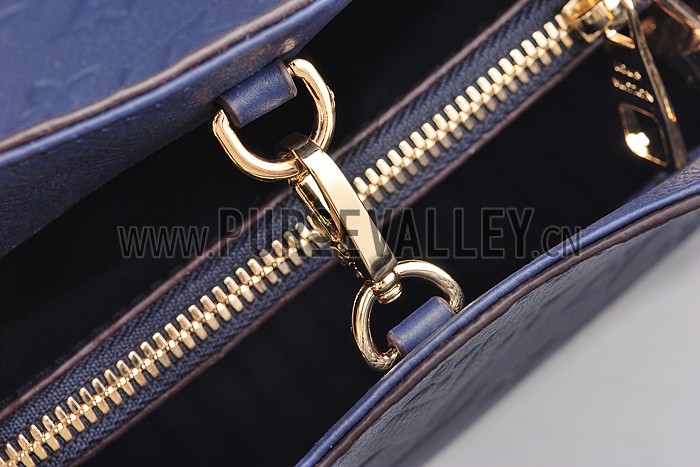 Louis Vuitton Montaigne Empreinte BB Dark Blue 607867