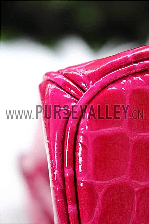 Hermes Birkin 35 Crocodile Rose Tyrien 608060