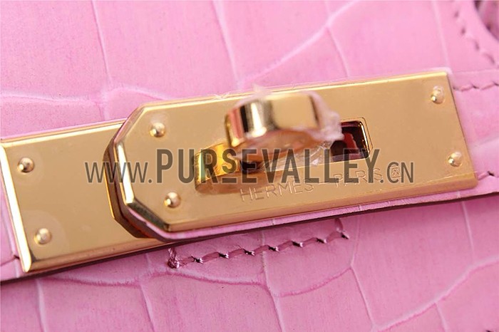 Hermes Birkin 35 Crocodile Pink 608061