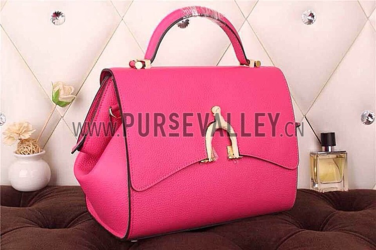 Hermes Stirrup Shoulder Bag Pink 608100