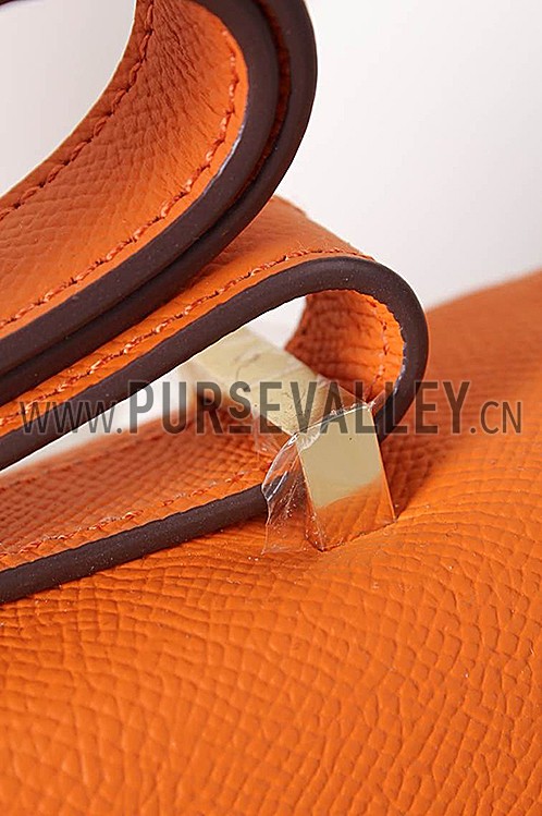 Hermes Constance Orange With Gold Hardware 608111