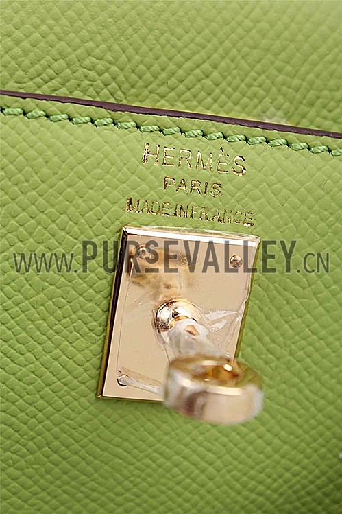 Hermes Kelly Apple Green 608134