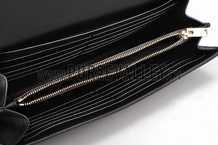 Saint Laurent Classic Letters Chain Bag Black 608205