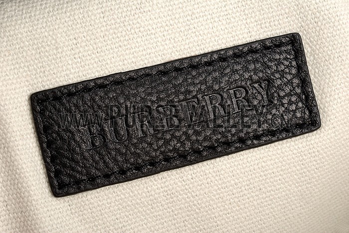 Burberry Man Single Strap Canvas Check Backpack Black 608271