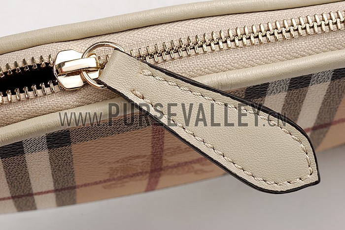 Burberry Haymarket Check Wristlet White 608285