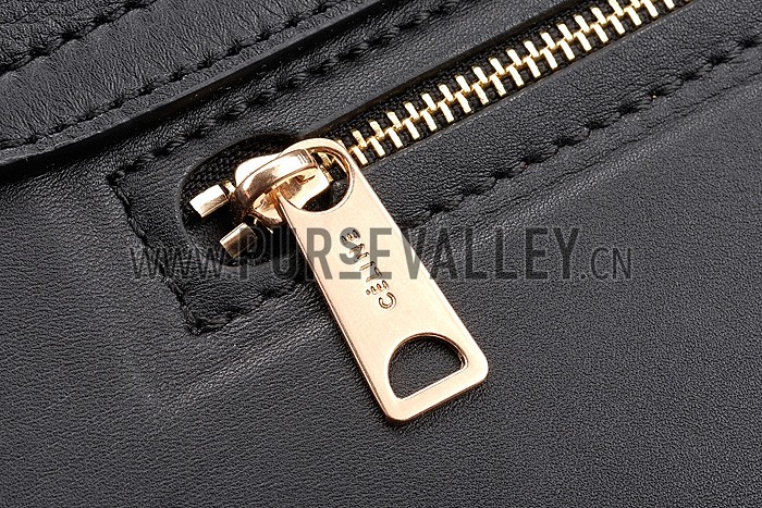 Celine Trapeze Black Bag 607301