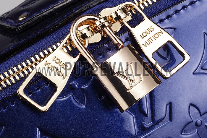 Louis Vuitton Monogram Vernis Montana Blue 607365