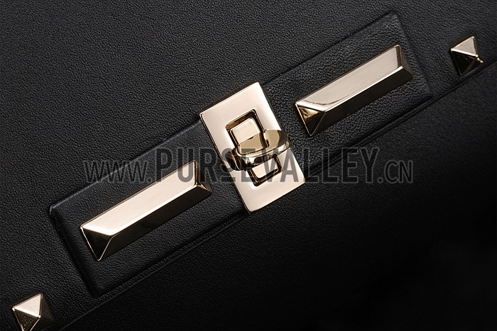 Valentino Rockstud Shoulder Bag Black 607531