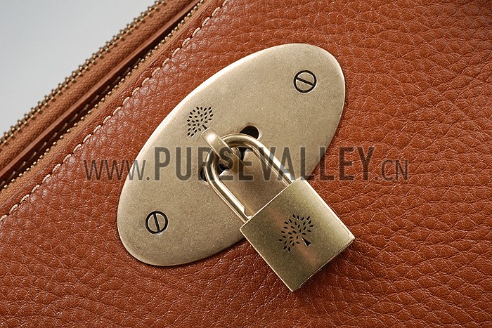 Mulberry Bayswater Double Zip Tote Oak 607707