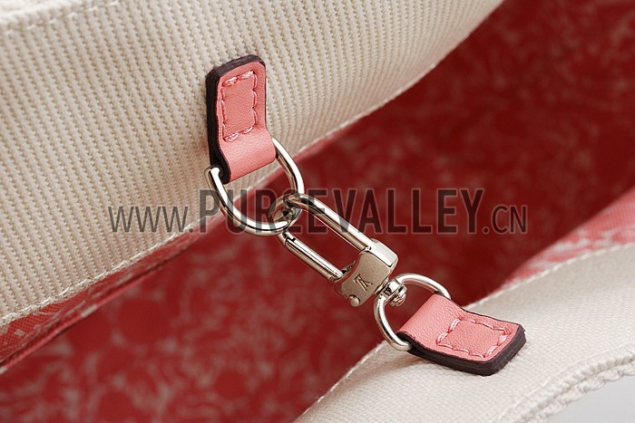 Louis Vuitton Cabas Canvas Bag Corail 607765
