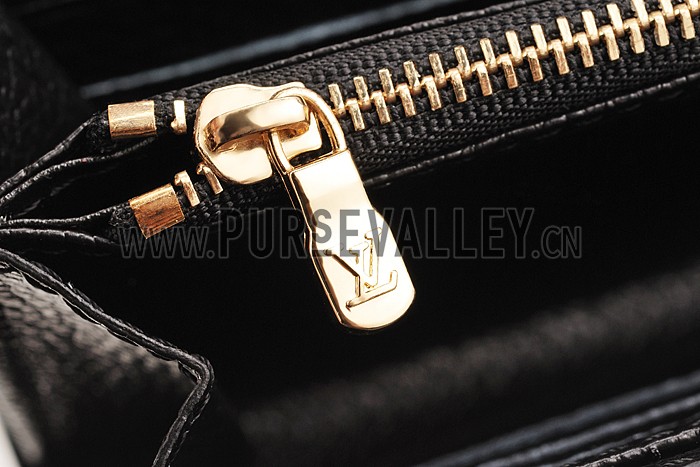 Louis Vuitton Lockme Wallet Black