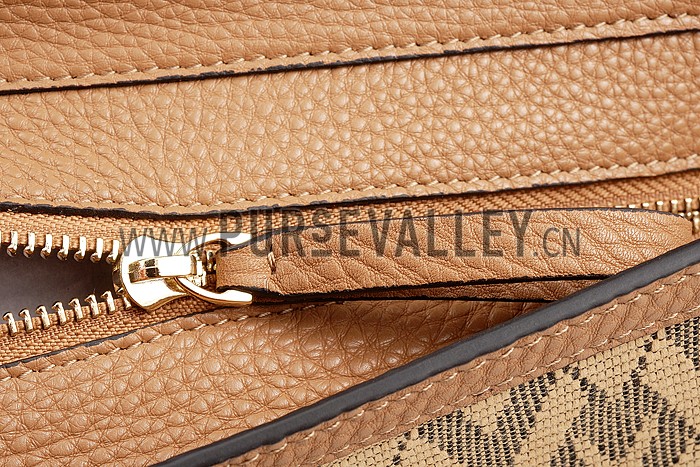 Valentino RockStud Shoulder Tan Bag