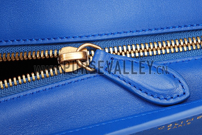 Celine Mini Luggage Blue