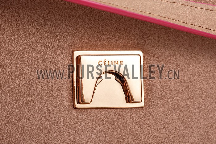 Celine Belt Bag Beige With Pink Trim