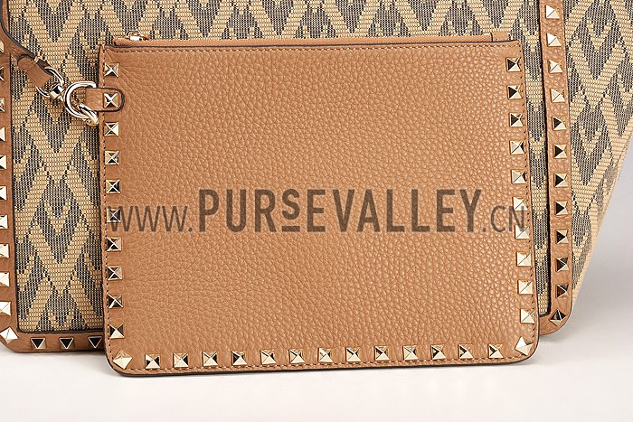 Valentino RockStud Cross Body Tan Bag