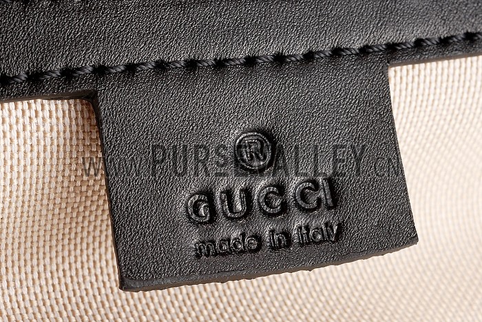 Gucci Interlocking Large Shoulder Bag Black