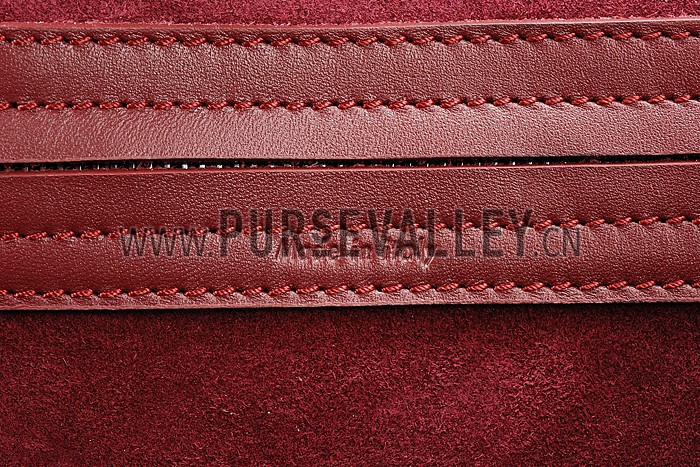 Celine Phantom Medium Burgundy