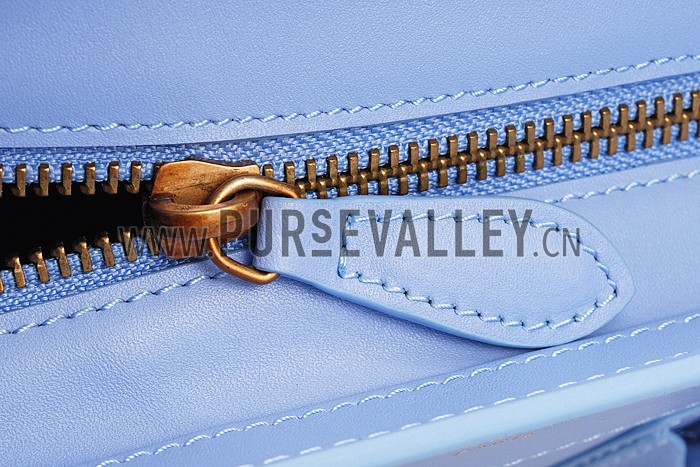 Celine Micro Luggage Light Blue