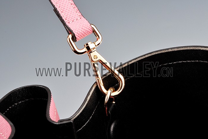 Prada Saffiano Double Tote Pink