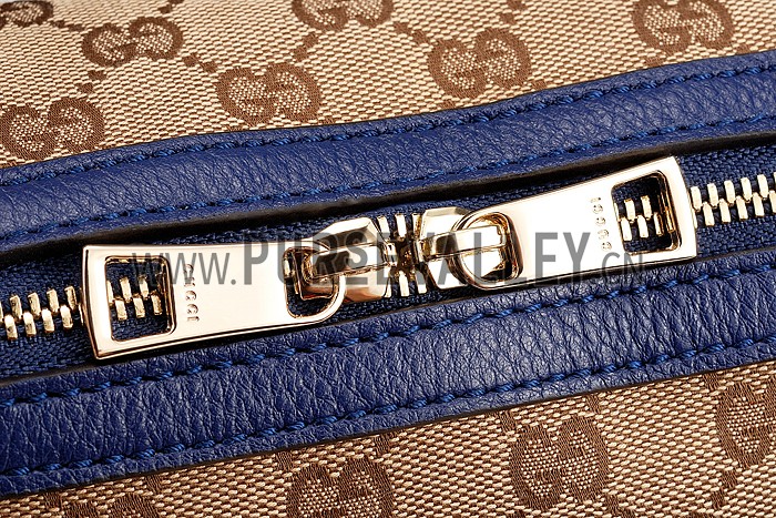 Gucci GG Classic Top Handle Bag Dark Blue