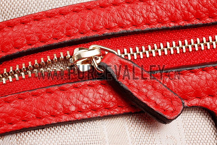 Gucci Bright Leather Bag Red