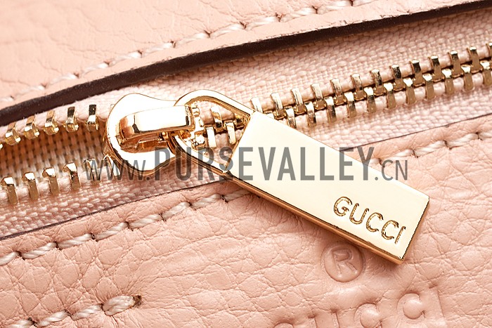 Gucci Miss Bamboo Studded Bag Pink