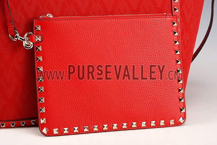 Valentino RockStud Cross Body Red Bag