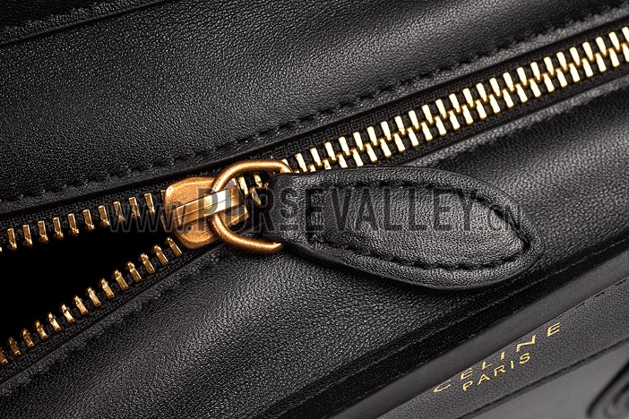 Celine Nano Luggage Black
