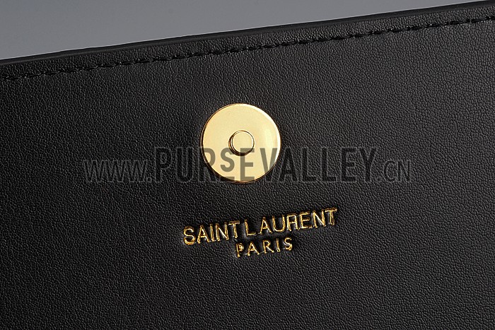Saint Laurent Classic Monogram Clutch Black 608321