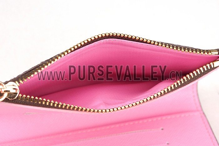 Louis Vuitton Adele Compact Wallet Pink