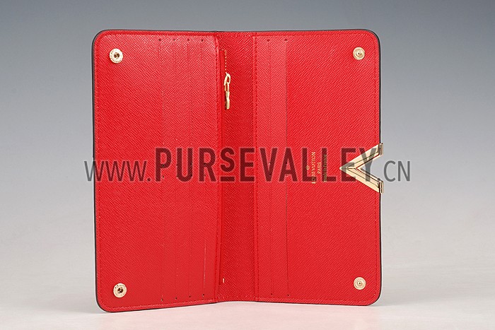 Louis Vuitton Monogram Kimono Wallet Red 18926648