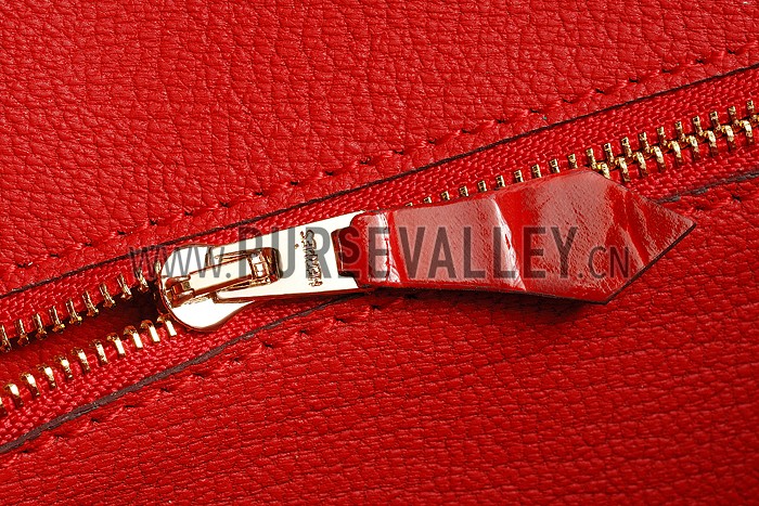 Hermes Birkin 35 Crocodile Red 608063