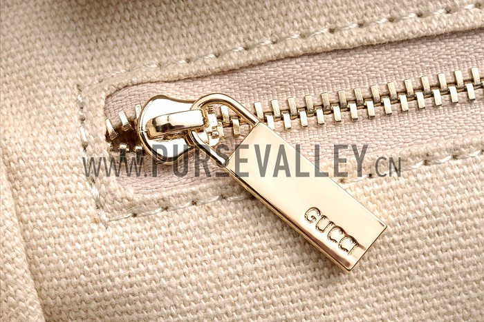 Gucci Swing Ebony/Tan Tote Small