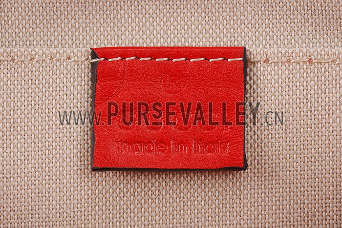 Gucci Bee Detail Red Leather Bag